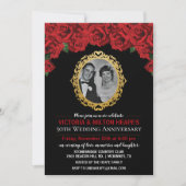 Invitation pour noces de roses - TOUTE ANNÉE (Devant)