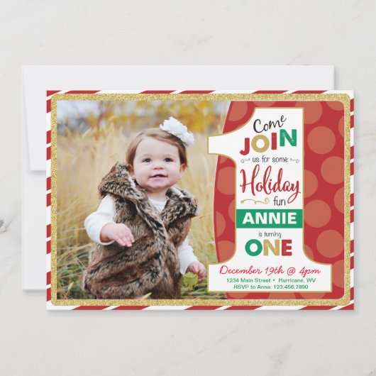 Invitation pour Noël (Devant)