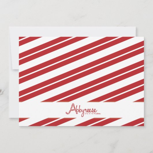 Invitation pour Noël (Dos)