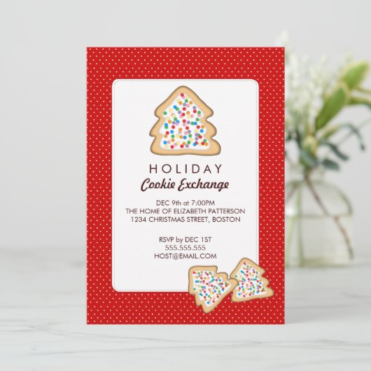 Invitation pour Noël Cookie Exchange (Debout devant)