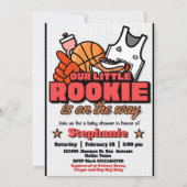 Invitation pour notre petite recrue en route (Devant)