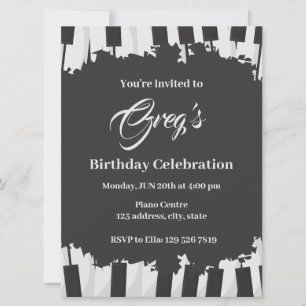 invitation pour piano