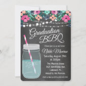 Invitation pour pot de graduation dans un bocal Ma (Devant)