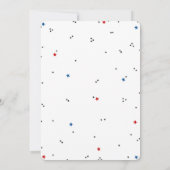 Invitation pour premier anniversaire de baseball (Dos)