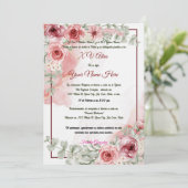 Invitation pour Quinceañera (Debout devant)