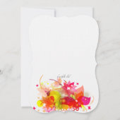 Invitation pour Quinceañera de jeune fille charman (Dos)