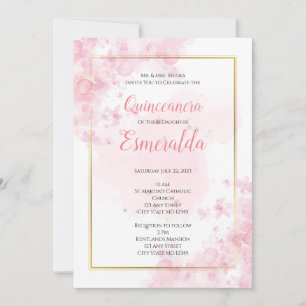 Invitation pour Quinceañera, Invitation pour les 1