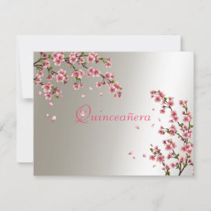 Invitation pour Quinceanera, Sweet Sixteen Sakura