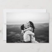 Invitation pour réception de mariage et fin heureu (Dos)