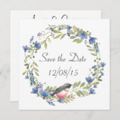 Invitation pour Sauvegarder la Date (Devant / Derrière)