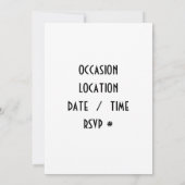 INVITATION POUR SE RETROUVER TOUS (Dos)