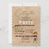 Invitation pour se réunir (Devant)