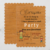 Invitation pour se réunir (Devant / Derrière)