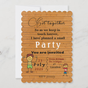 Invitation pour se réunir