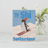Invitation Pour skier Suisse (Debout devant)