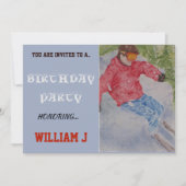 INVITATION POUR SKIEUR DE PENTE (Devant)