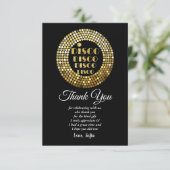 invitation pour soirée disco dance party 70s boule (Debout devant)