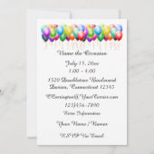 Invitation pour tabouret de bar rétro de diner (Dos)