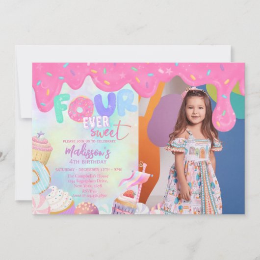 Invitation pour toujours doux (Devant)