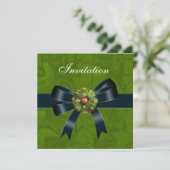 Invitation pour toutes occasions Bow Crush vert no (Debout devant)