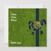 Invitation pour toutes occasions Bow Crush vert no (Dos)