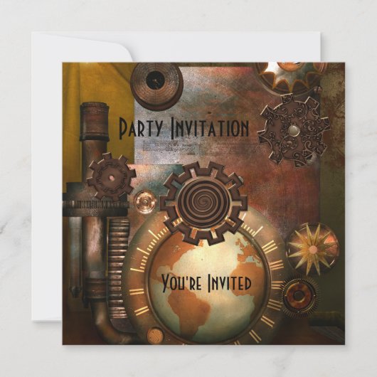Invitation pour toutes occasions Zizzago conceptio (Devant)