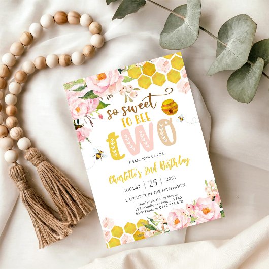Invitation pour un 2ème anniversaire sur le thème