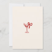 Invitation pour un 30e anniversaire : Martini Cock (Dos)