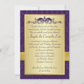 Invitation pour un anniversaire de mariage de n'im (Dos)