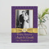 Invitation pour un anniversaire de mariage toutes  (Debout devant)