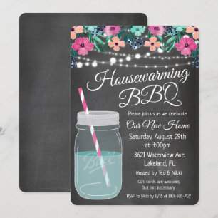 Invitation pour un barbecue de pendaison de crémai