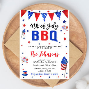 Invitation pour un BBQ de la fête du 14 juillet da