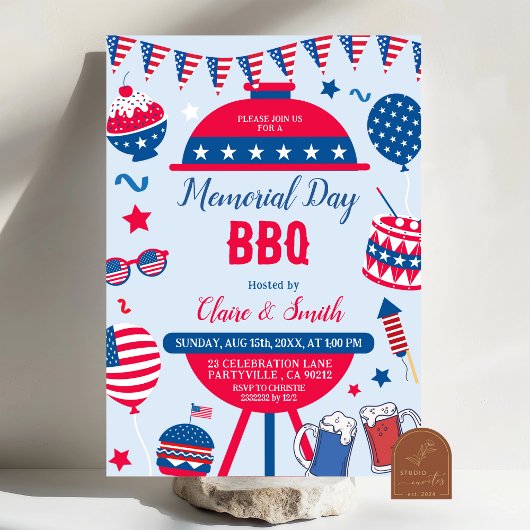 Invitation pour un BBQ de la Journée du Souvenir p