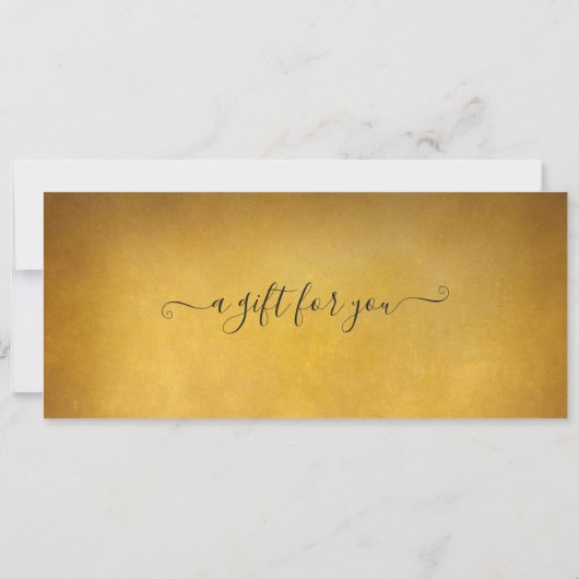 Invitation pour un billet cadeau de concert surpri (Dos)