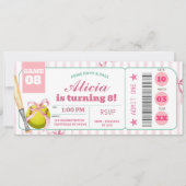 Invitation pour un billet d'anniversaire de softba (Devant)