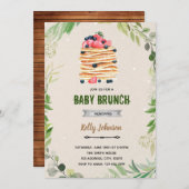 Invitation pour un brunch d'anniversaire (Devant / Derrière)