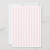 Invitation pour un brunch d'anniversaire Pink Coqu (Dos)