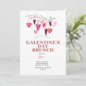 Invitation pour un brunch de la Saint-Valentin ent (Debout devant)