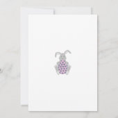 Invitation pour un brunch de Pâques et une chasse (Dos)