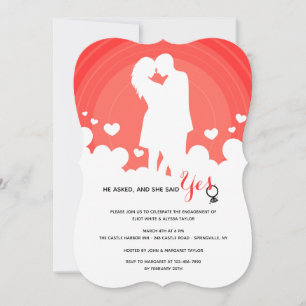Invitation pour un Couple Amoureux