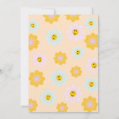 Invitation pour un deuxième anniversaire Retro Dai (Dos)