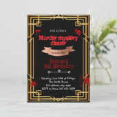 Invitation pour un dîner mystère de meurtre des an (Debout devant)