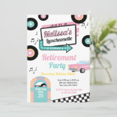 Invitation pour un dîner rétro à la cantine (Debout devant)