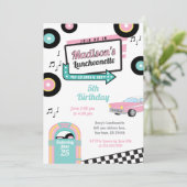 Invitation pour un dîner rétro à la luncheonette (Debout devant)