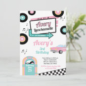 Invitation pour un dîner rétro à la luncheonette (Debout devant)