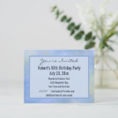 Invitation  pour un événement avec un motif abstra (Debout devant)