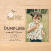 Invitation pour un joyeux anniversaire de dumpling (Recto)