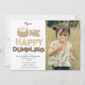 Invitation pour un joyeux anniversaire de Dumpling (Devant)