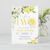 Invitation pour un Joyeux Anniversaire Fleur de Ci (Debout devant)