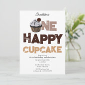 Invitation pour un joyeux gâteau d'anniversaire 1è (Debout devant)